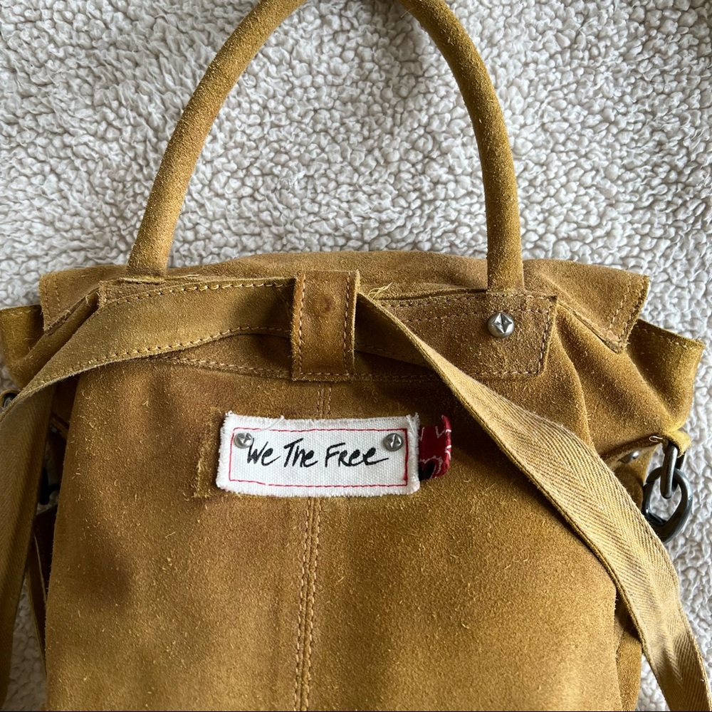 We the Free Free People suede hippie Boho backpack bag super Cute!! - Picture 4 of 12
